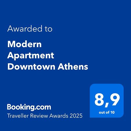 Modern Apartment Downtown Athena Bagian luar foto