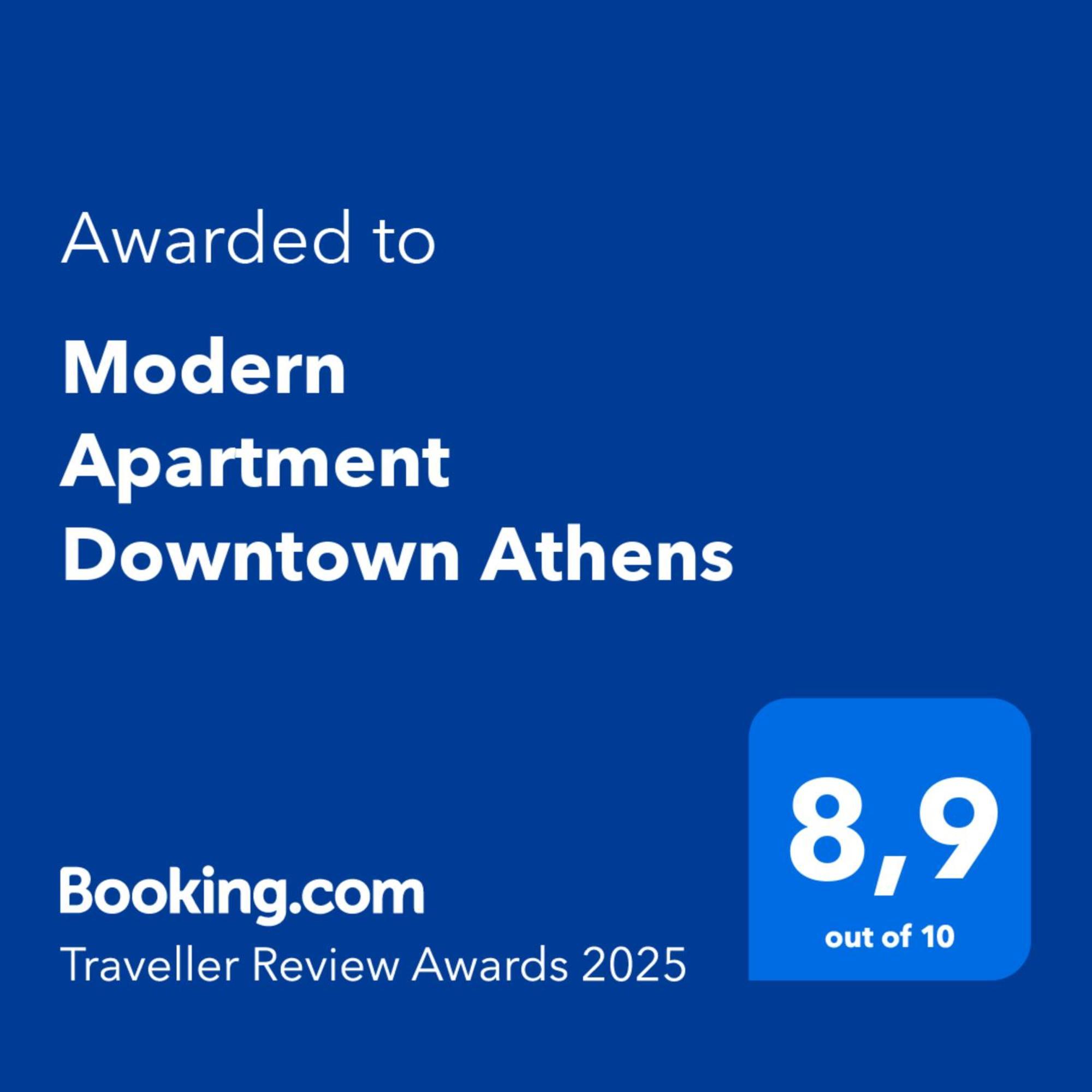Modern Apartment Downtown Athena Bagian luar foto